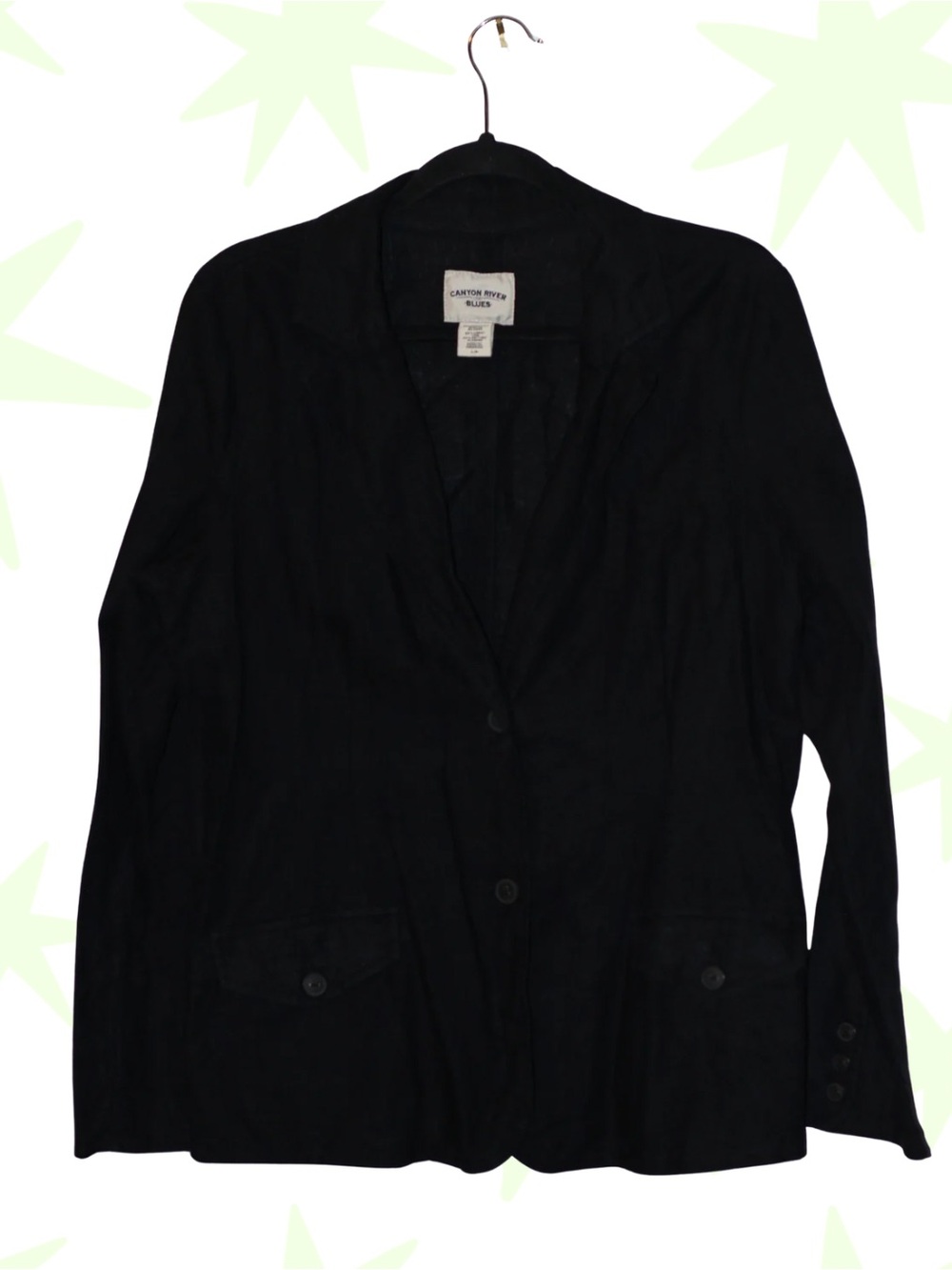 Canyon River Blues linen blend blazer L